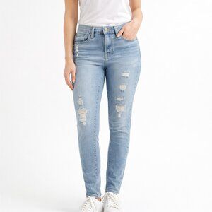 ⭐ Levi’s 720 High Rise Super Skinny Jeans Women’s Size 25 Blue Stretch Denim